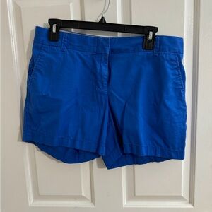 Women’s J Crew size 8 size shorts. Royal blue.